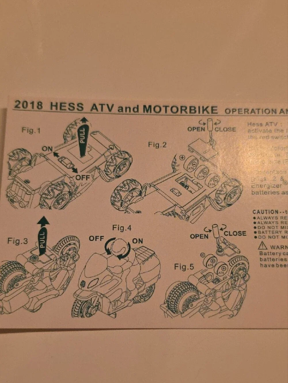 2018 NIB Hess RV with ATV and Motorbike